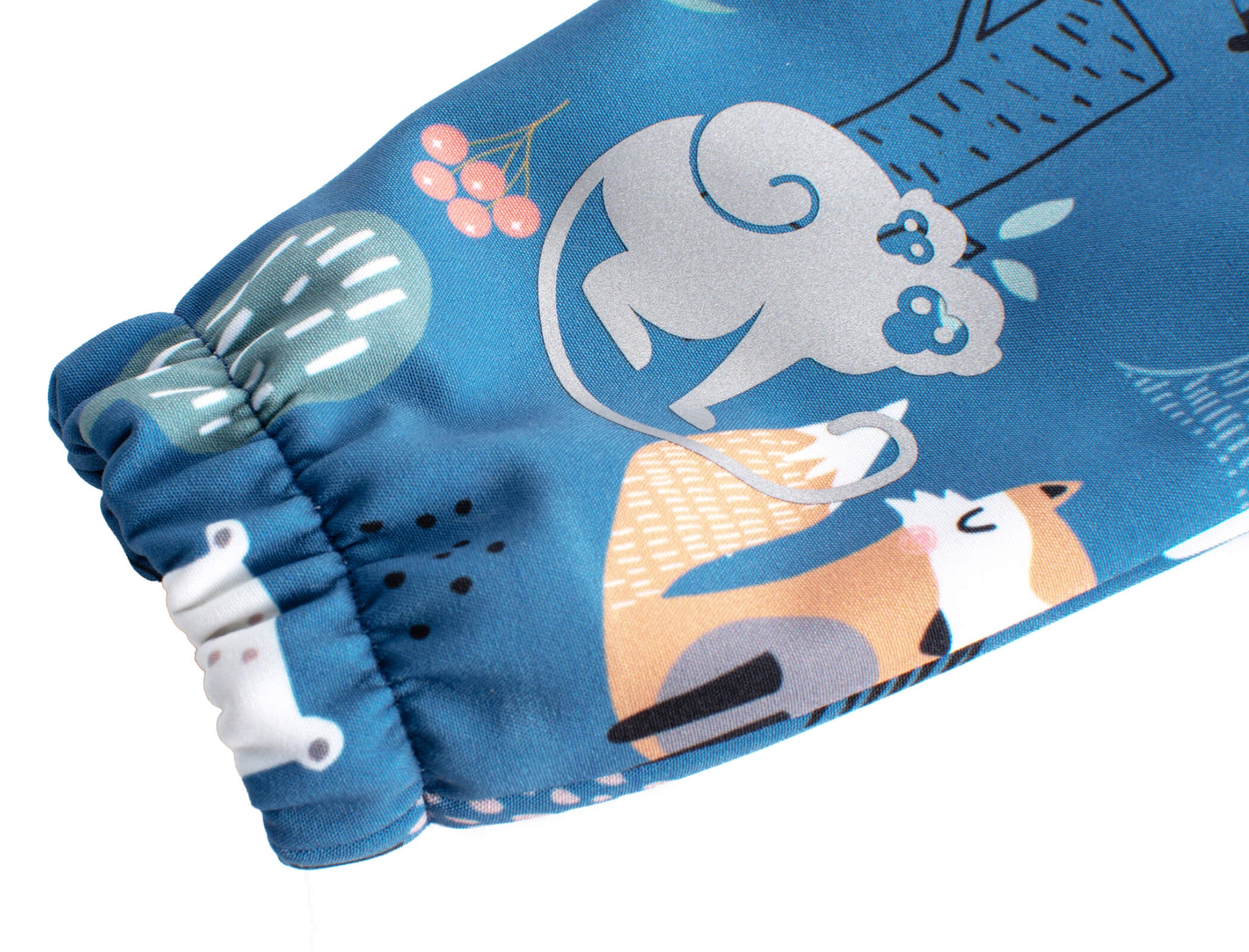 Pantaloni pentru copii din softshell cu membrană Monkey Mum® - Animăluțe de noapte
