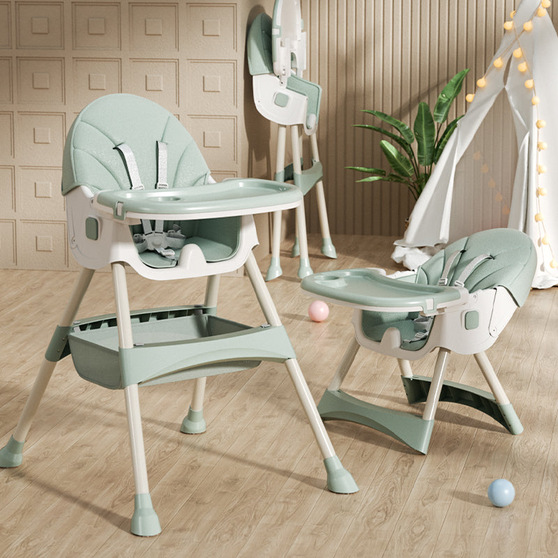 Scaun de masă pentru copii 2 în 1 Comfort - Verde