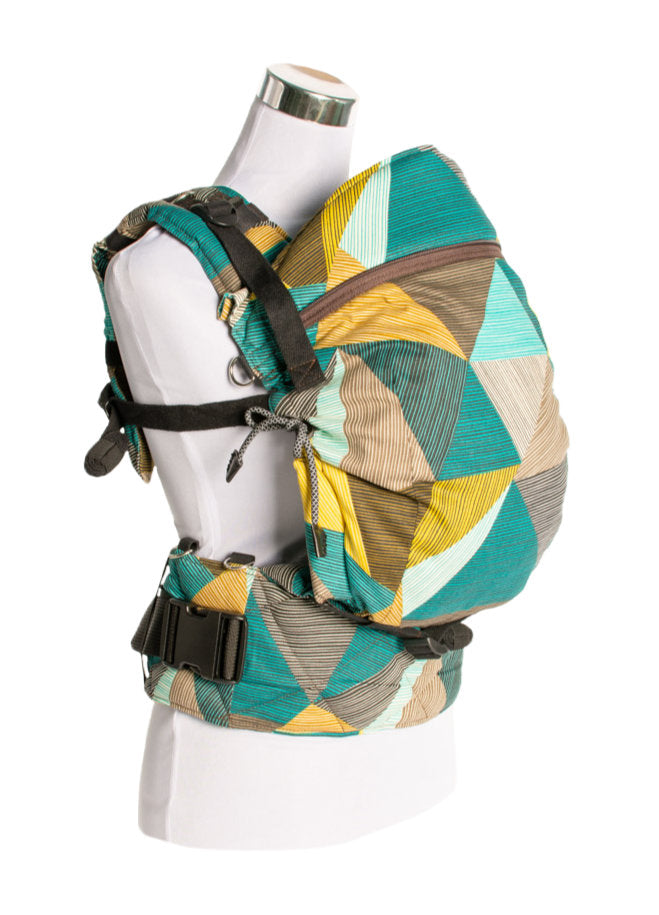 Monkey Mum® Marsupiu ergonomic ajustabil Carrie - Farmec geometric
