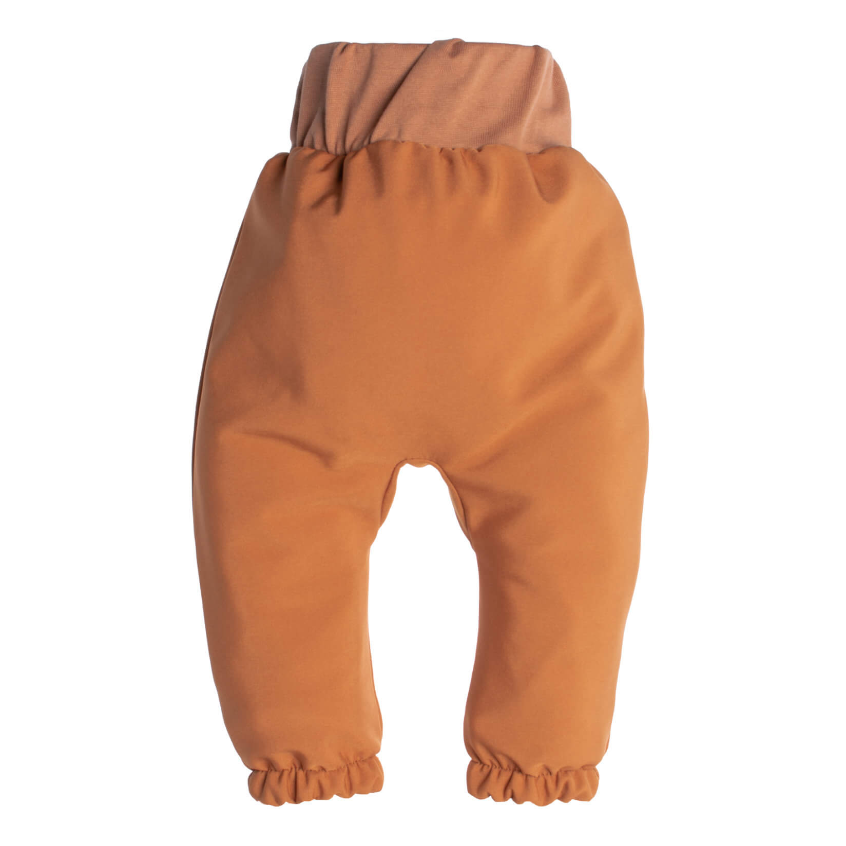 Pantaloni pentru copii din softshell cu membrană Monkey Mum® - Frunze de toamnă