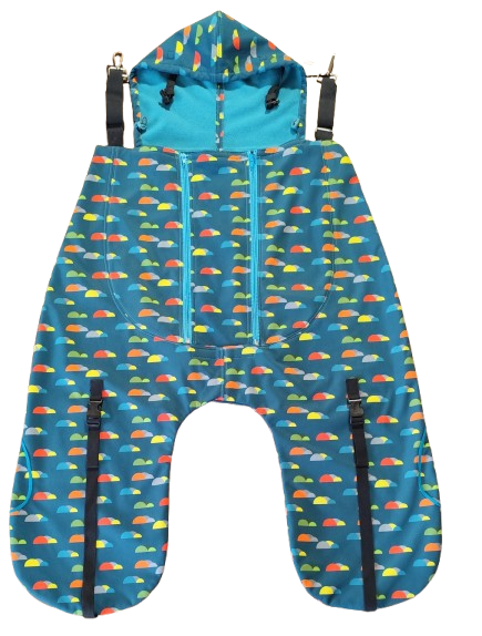 Monkey Mum® Buzunar termoizolant din softshell pentru port-bebe sau cărucior Carrie - Țestoasă