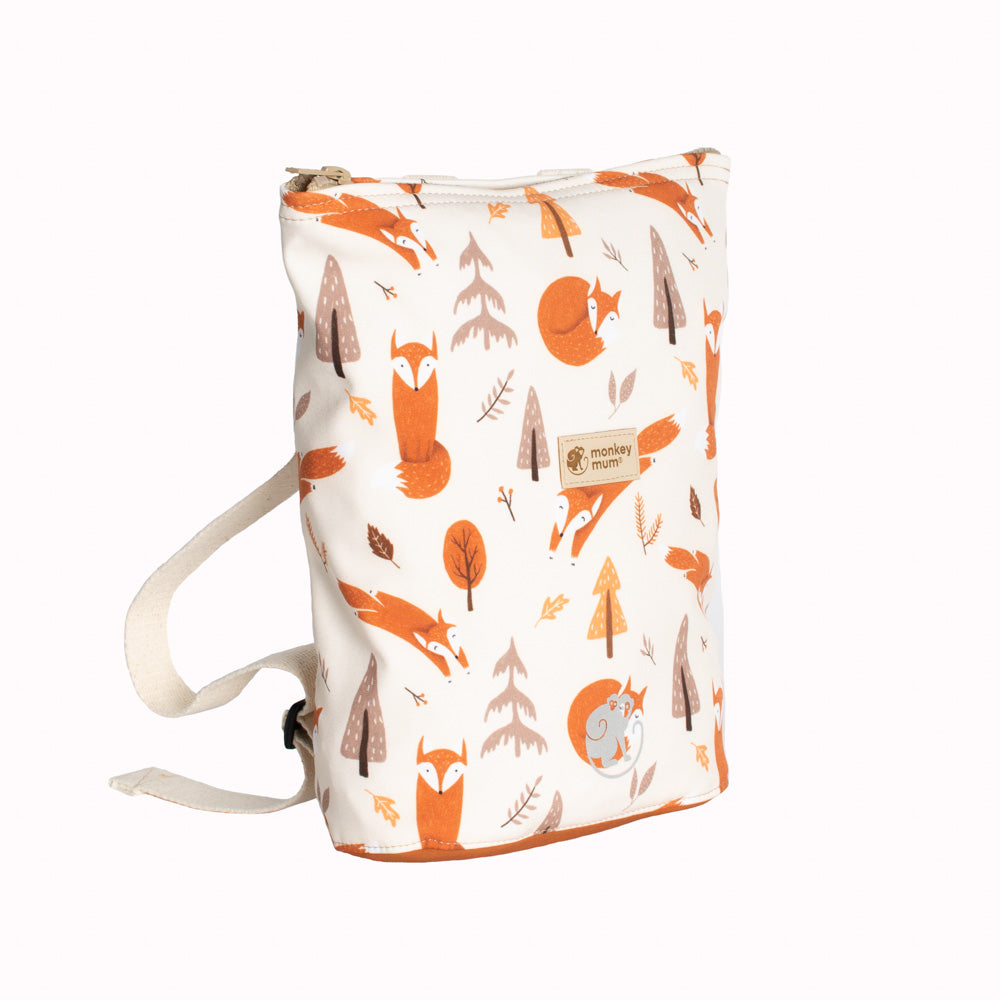Rucsac softshell pentru copii Monkey Mum® - Joaca vulpițelor